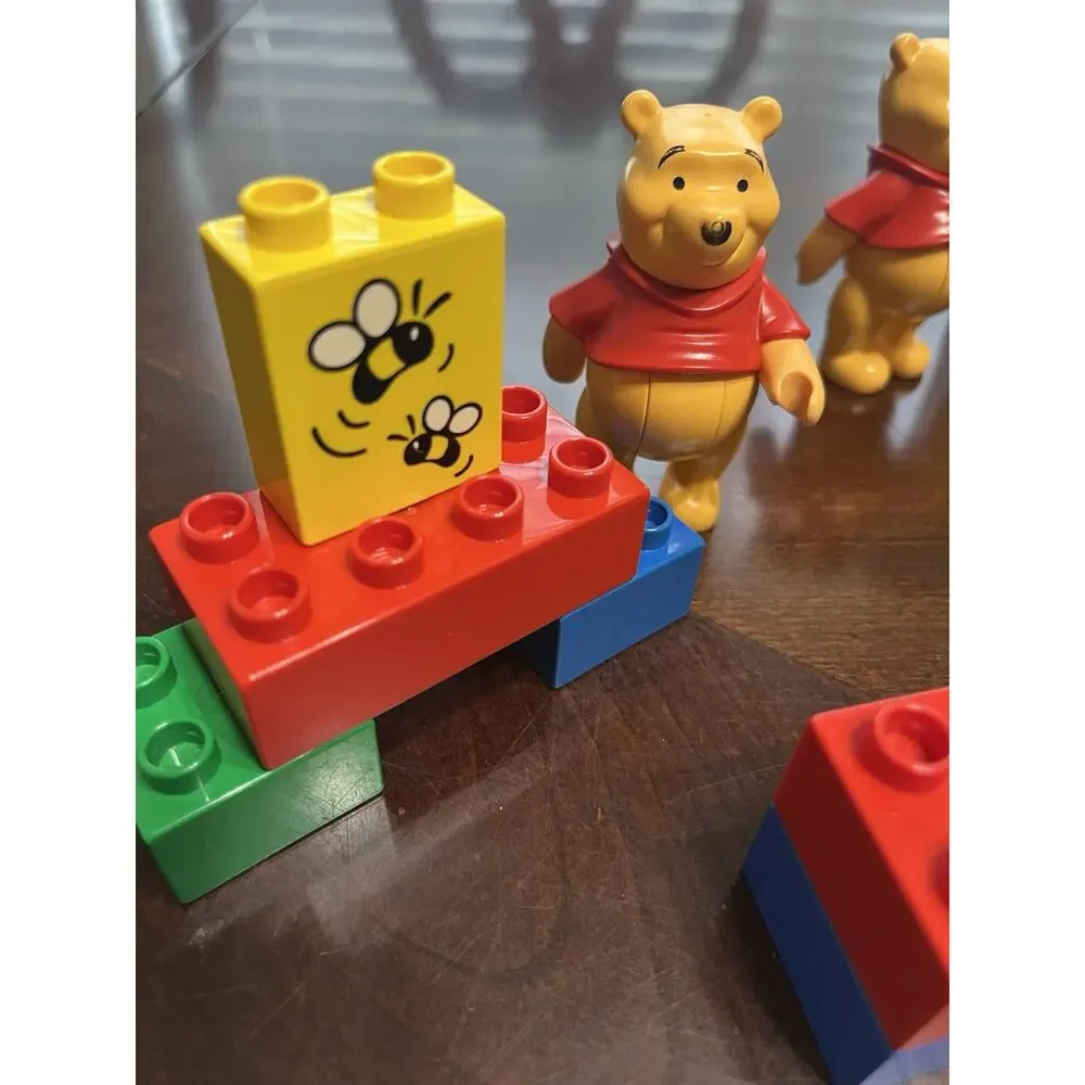 Vintage Lego Duplo Winnie The Pooh Lot Eeyore Pooh Pieces Sets 2977, 2981, 2991